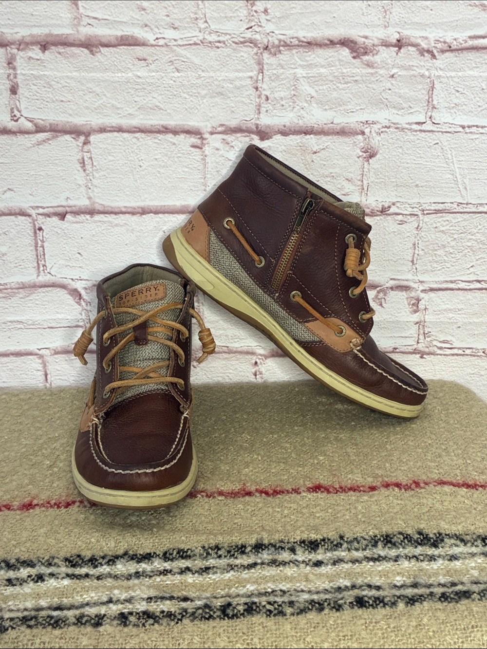 Sperry Size 9 Leather Top-Sider Marella Chukka Boots Great Condition